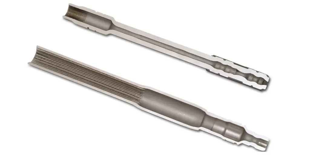 Cross-section of hollow steering shafts