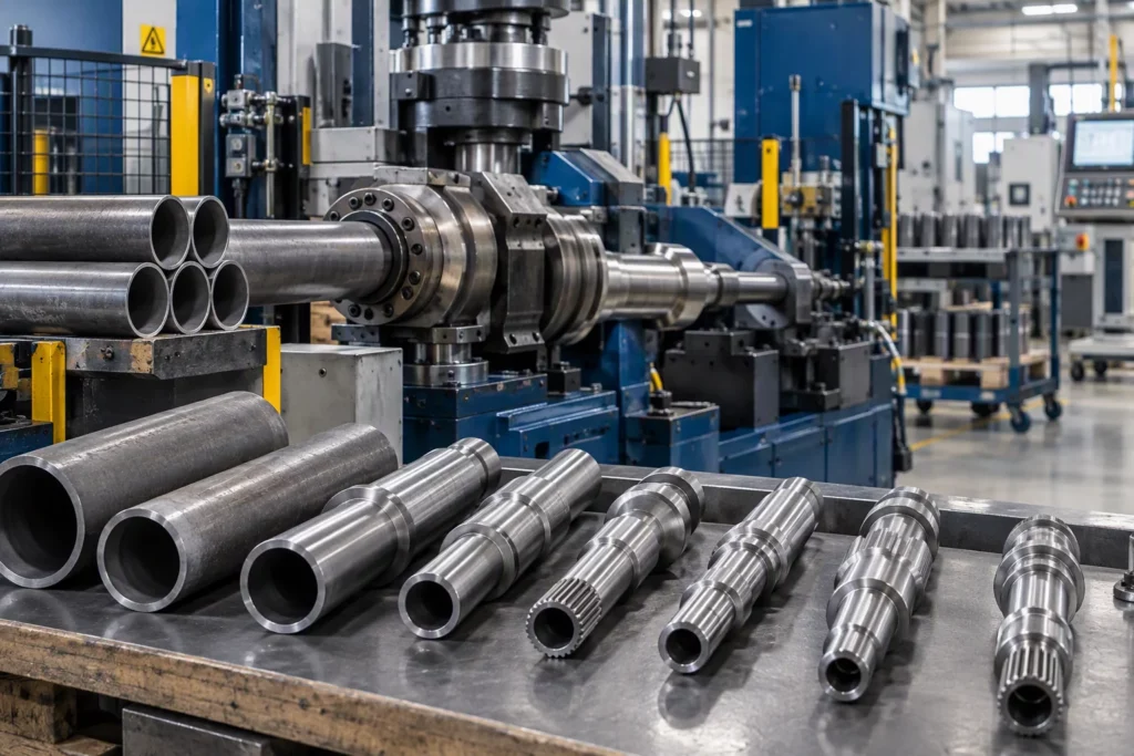 Precisely manufactured transmission components produced with Felss’ innovative forming technologies for industrial applications.